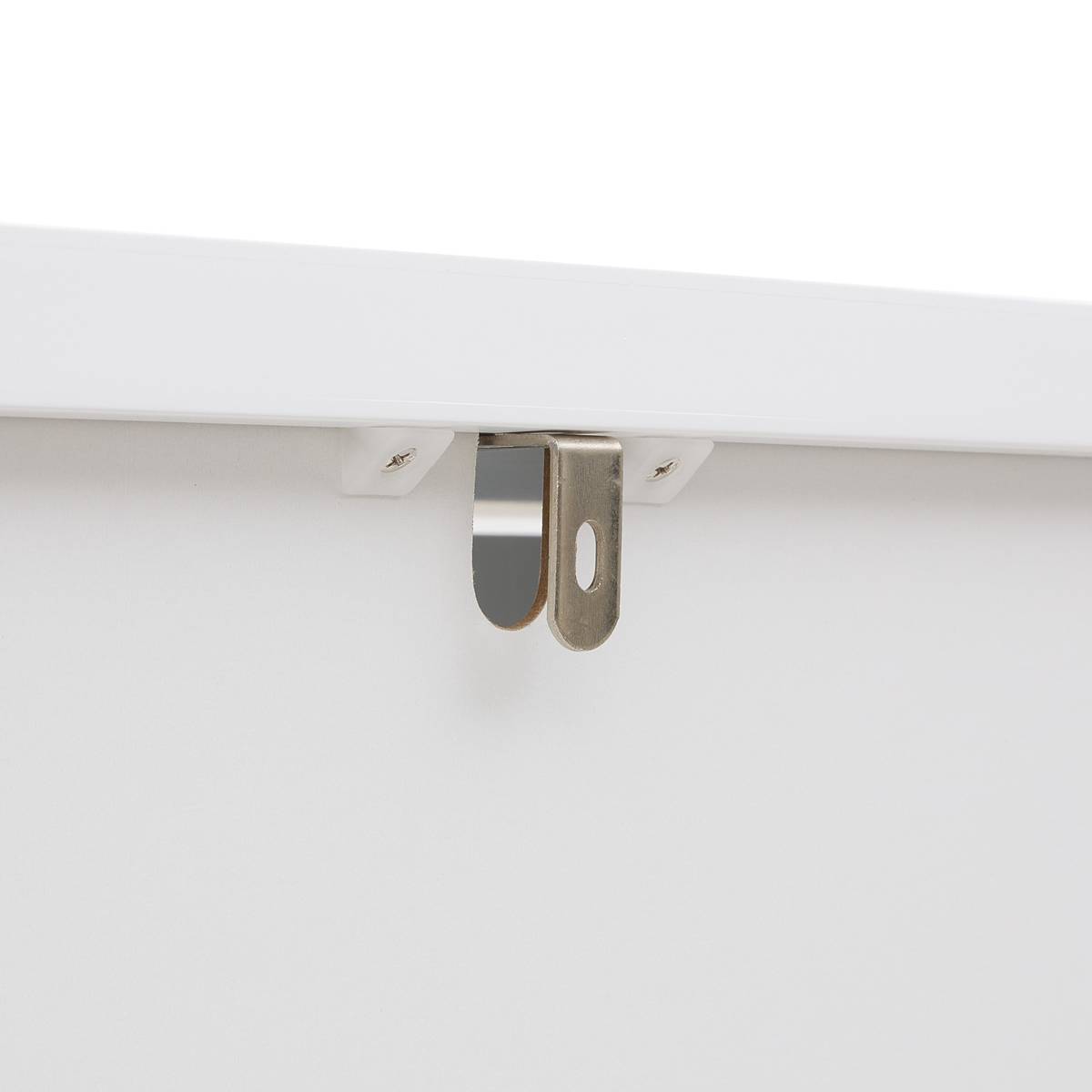 Meuble wc 2 portes 1 étagère, 67x25 cm, blanc Orea