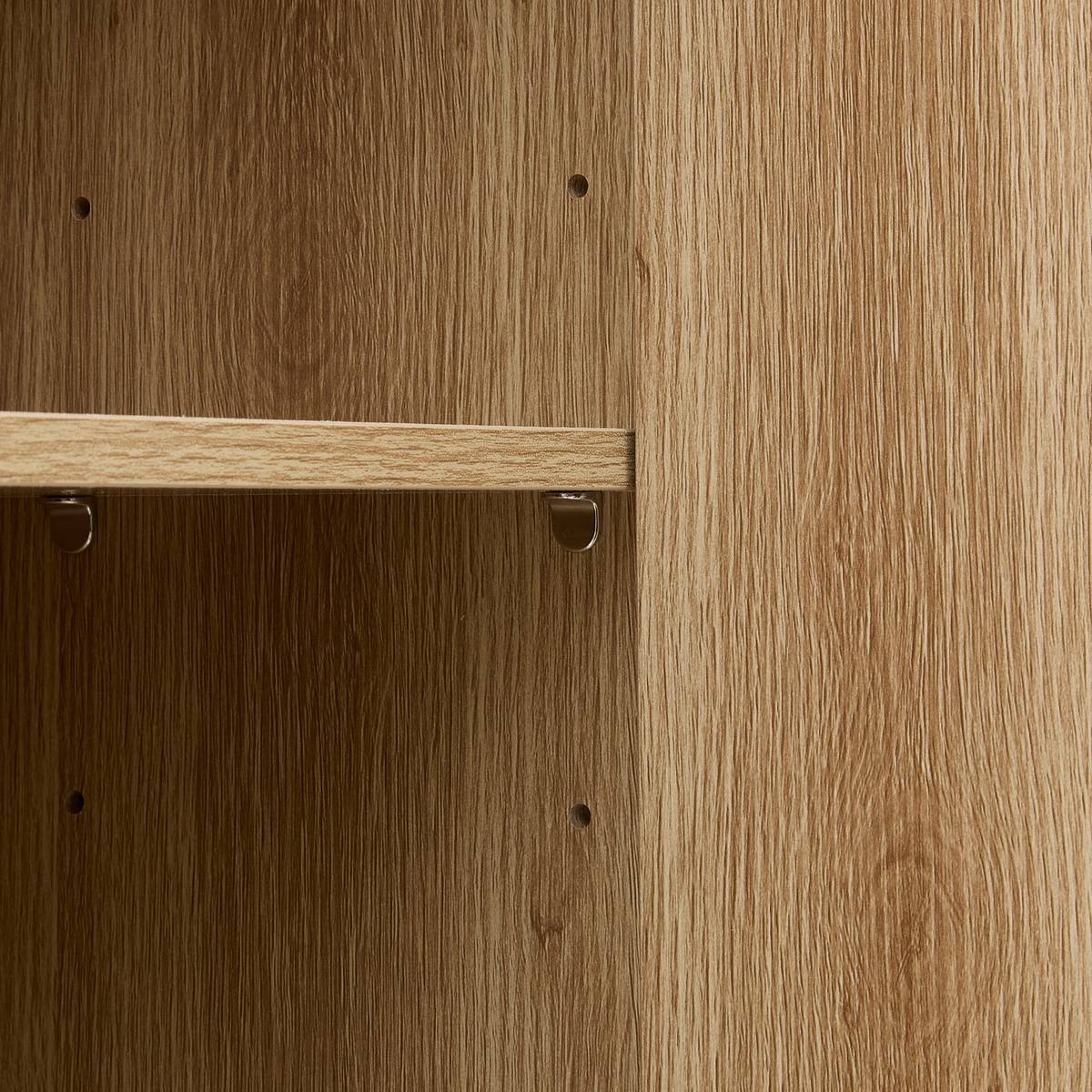 Meuble wc 2 portes 1 étagère, 63x20 cm, beige