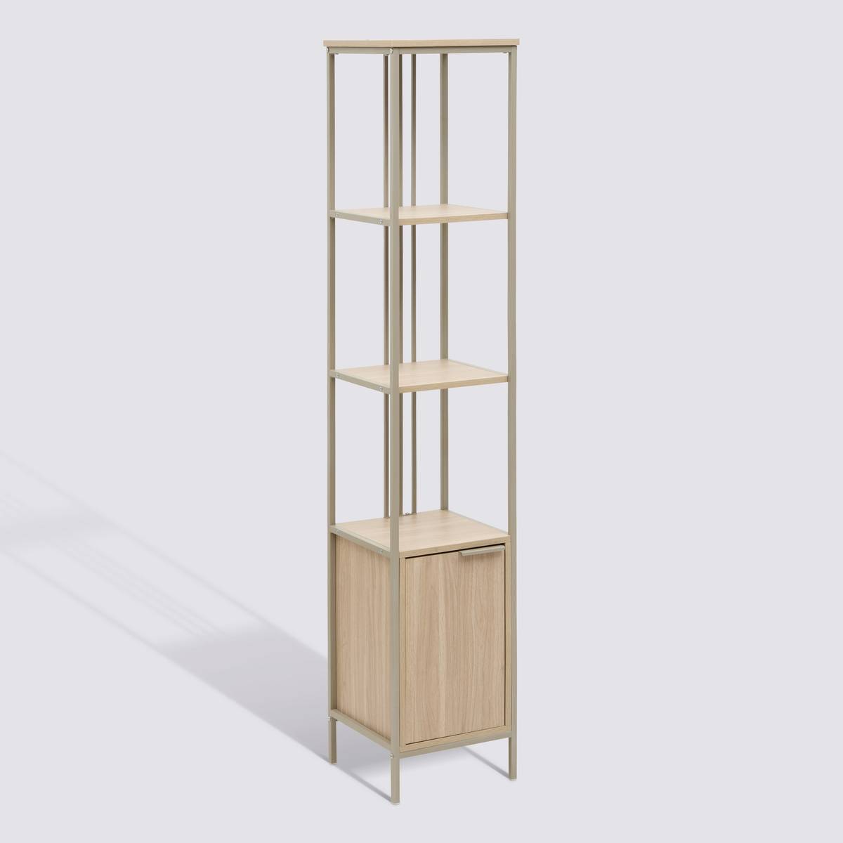 Étagère 1 porte, 35x35 cm, sable Duna