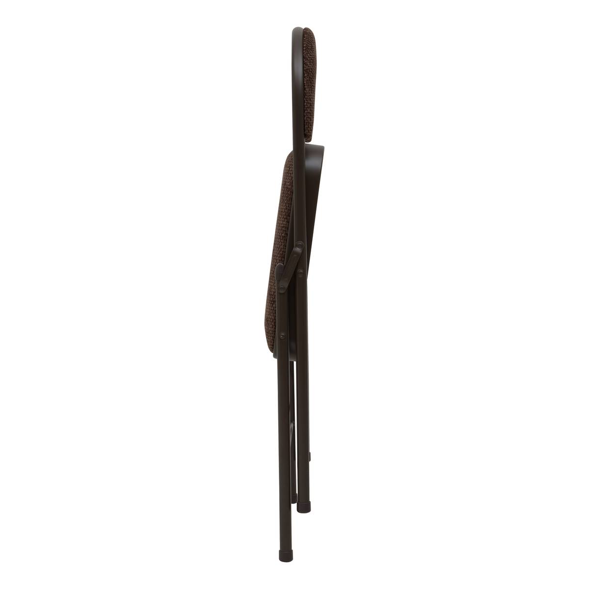 Chaise pliante, h.79,5 cm, marron