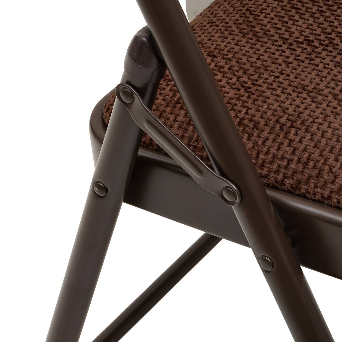 Chaise pliante, h.79,5 cm, marron