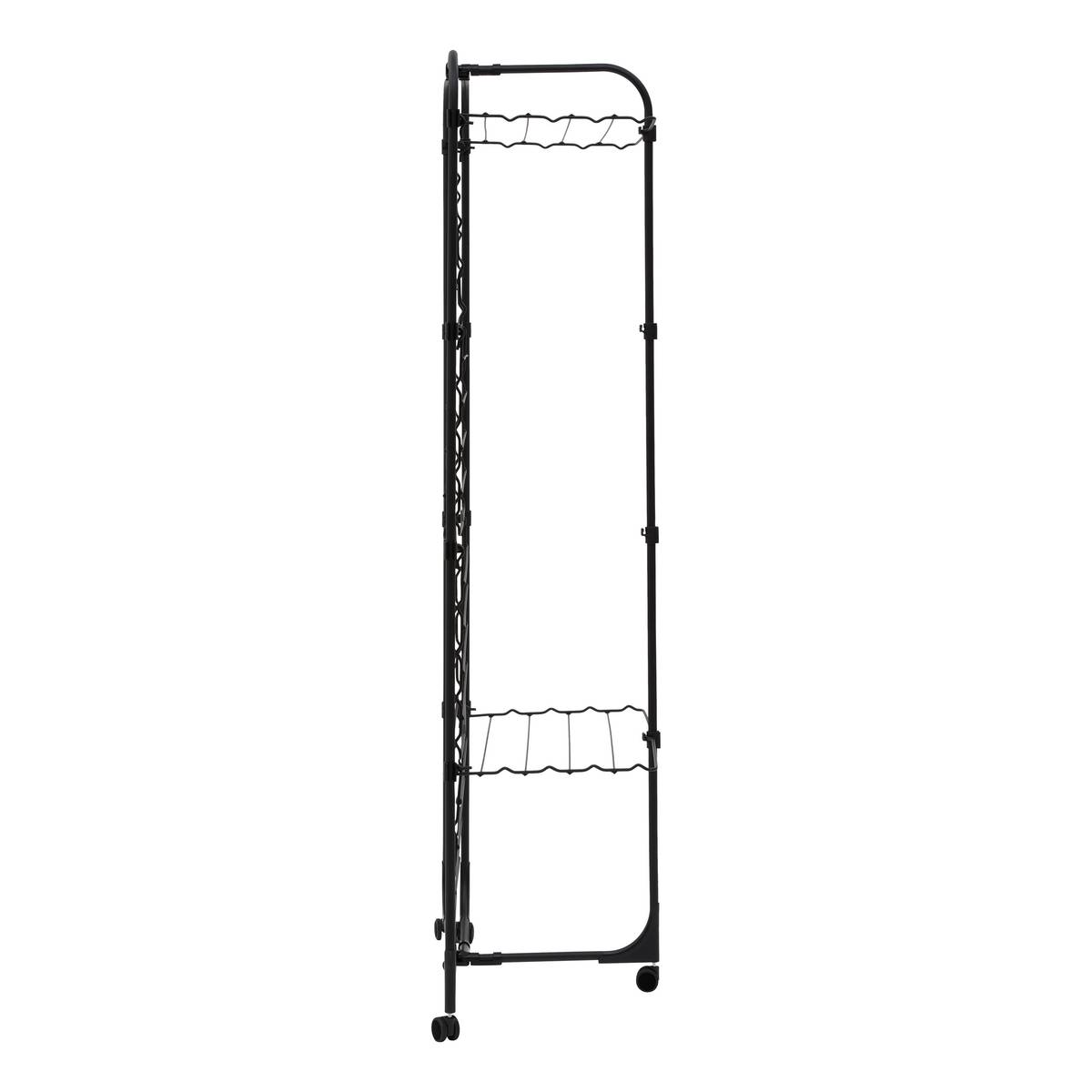 Étendoir à linge tour, h.166 cm, noir Olympe