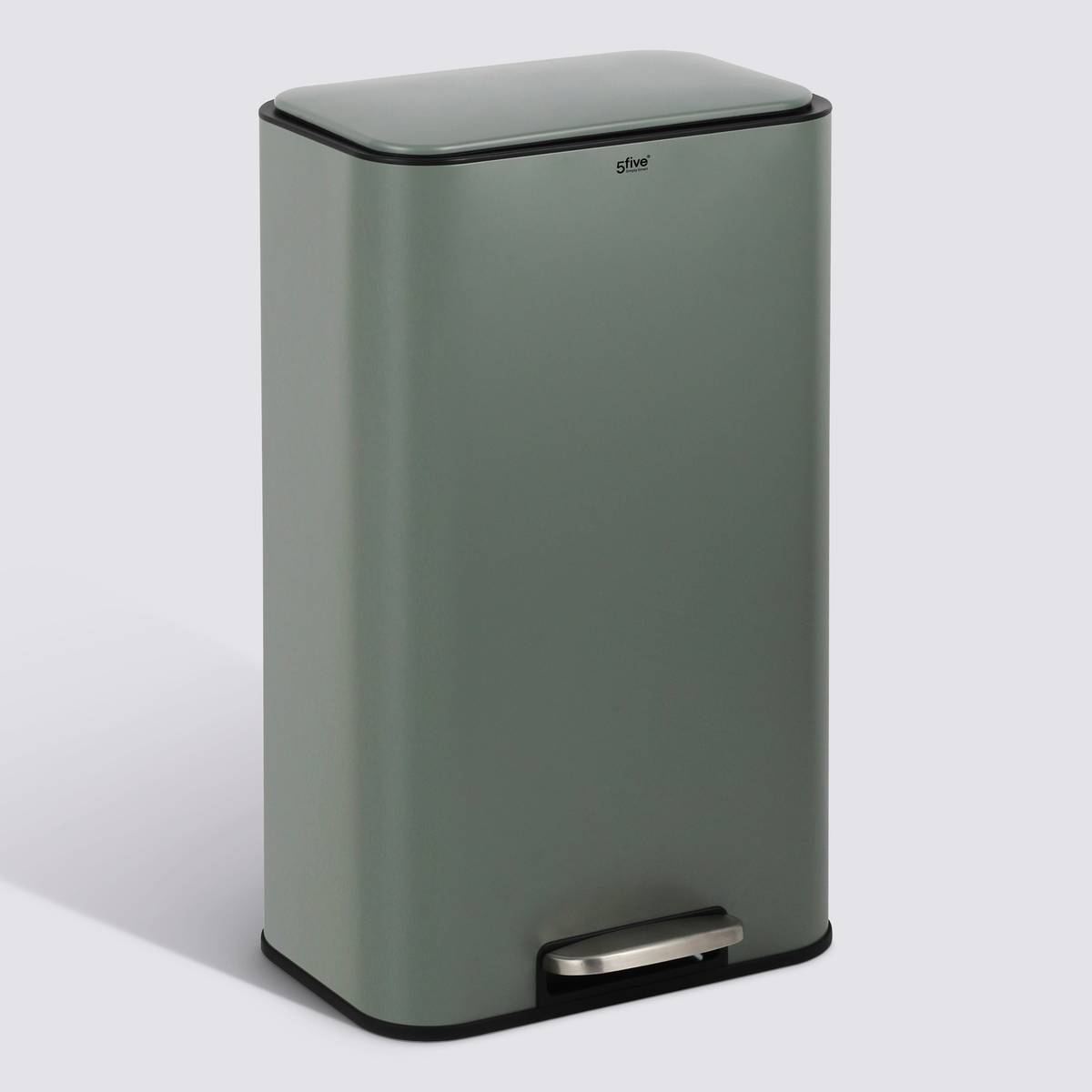 Poubelle manuelle, 30l, vert Delta