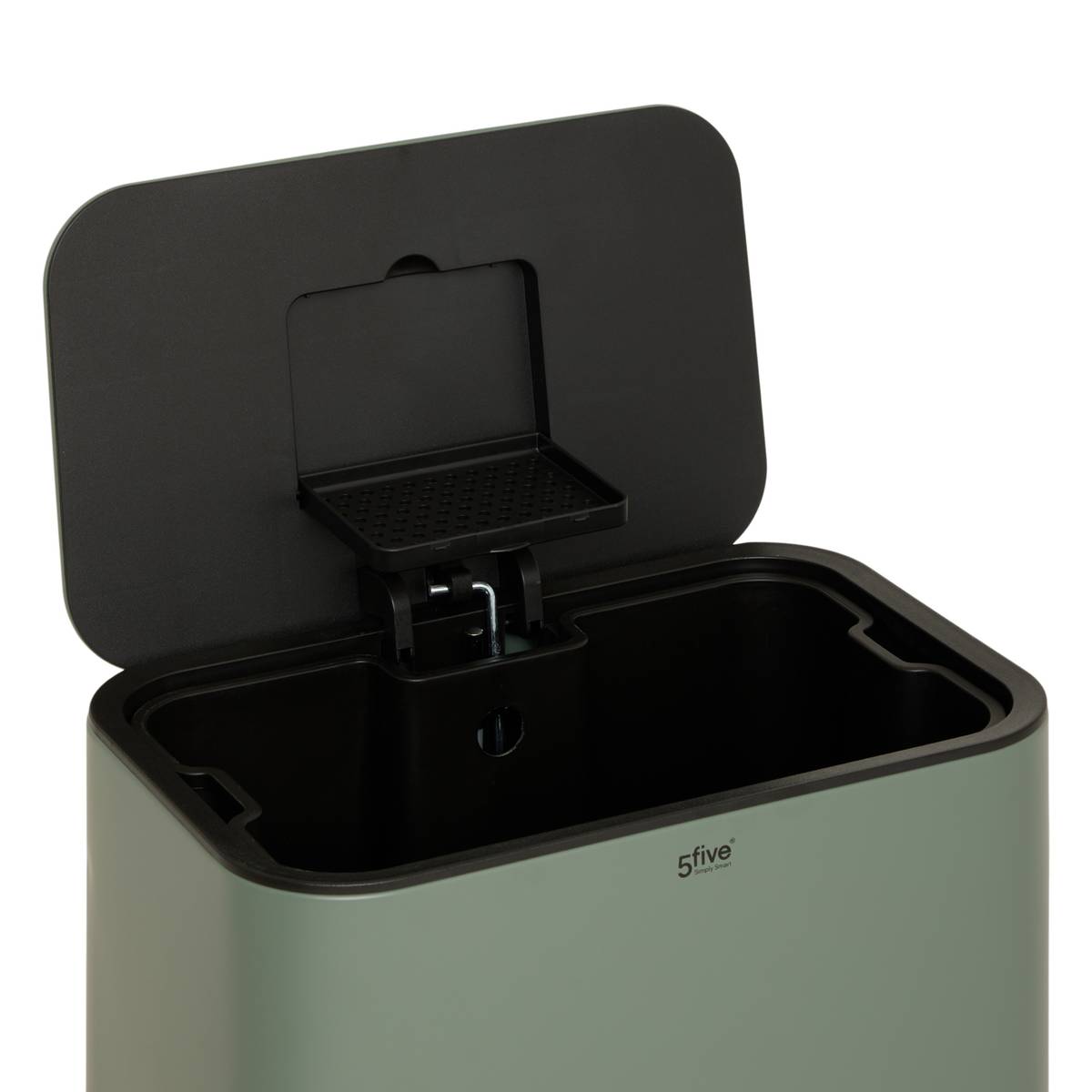Poubelle manuelle, 30l, vert Delta