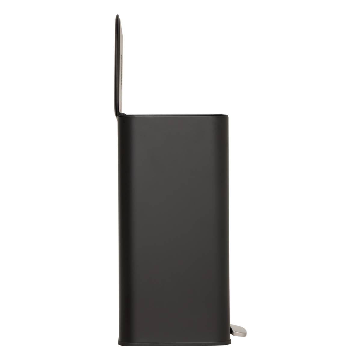 Poubelle manuelle, 50l, noir