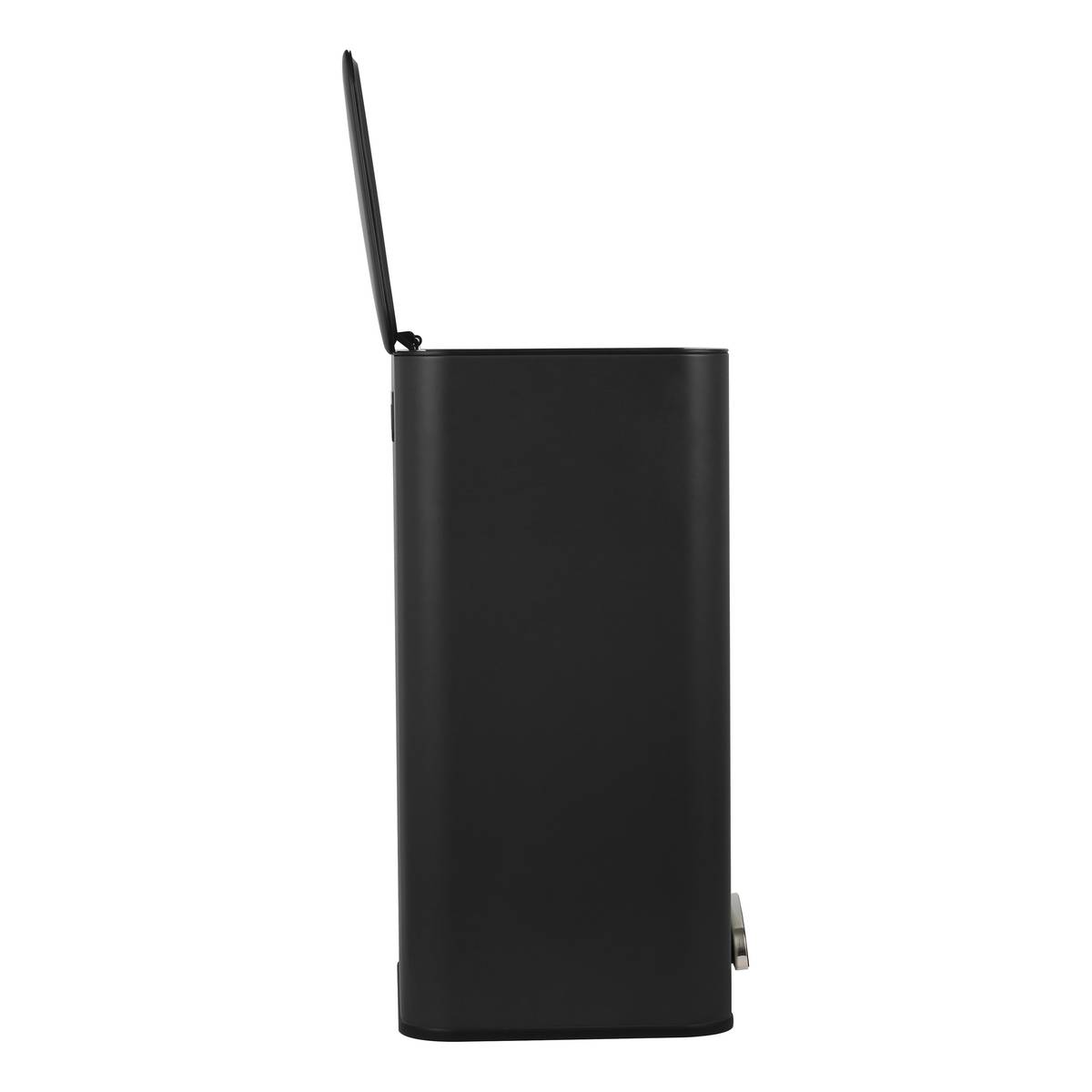Poubelle manuelle, 50l, noir
