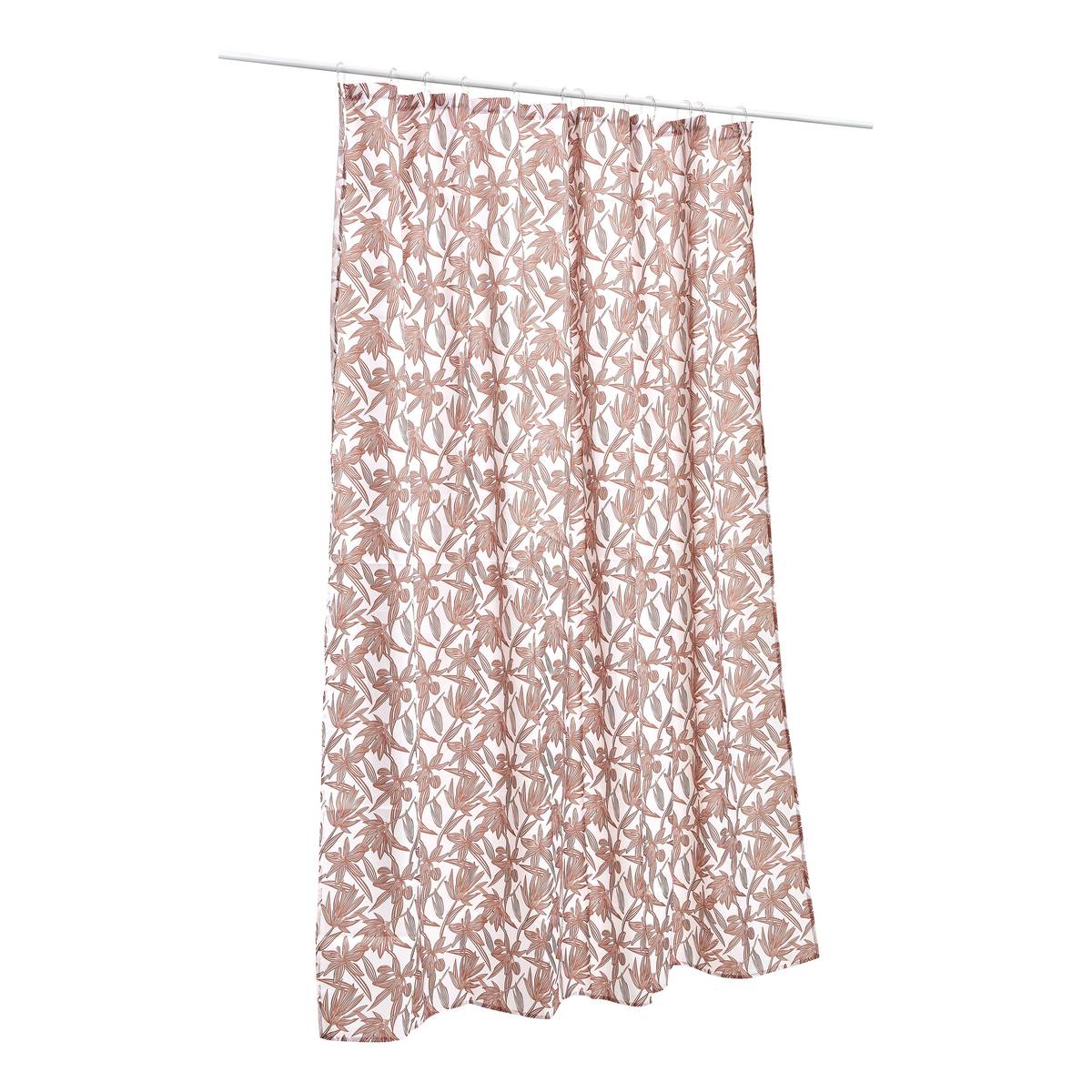 Rideau de douche, 180x200 cm, rose Bloom
