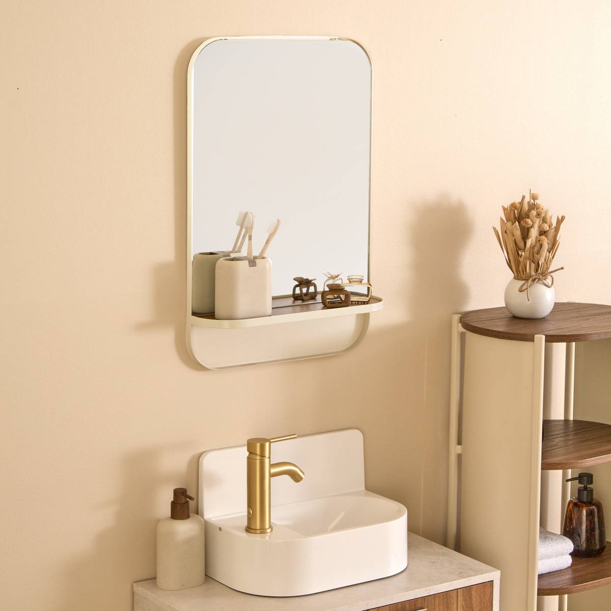 Miroir, 40x60 cm, beige Argileo