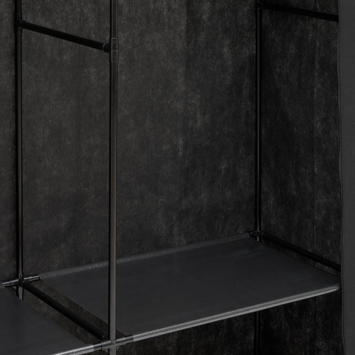 Penderie, 165x140 cm, noir Dressy