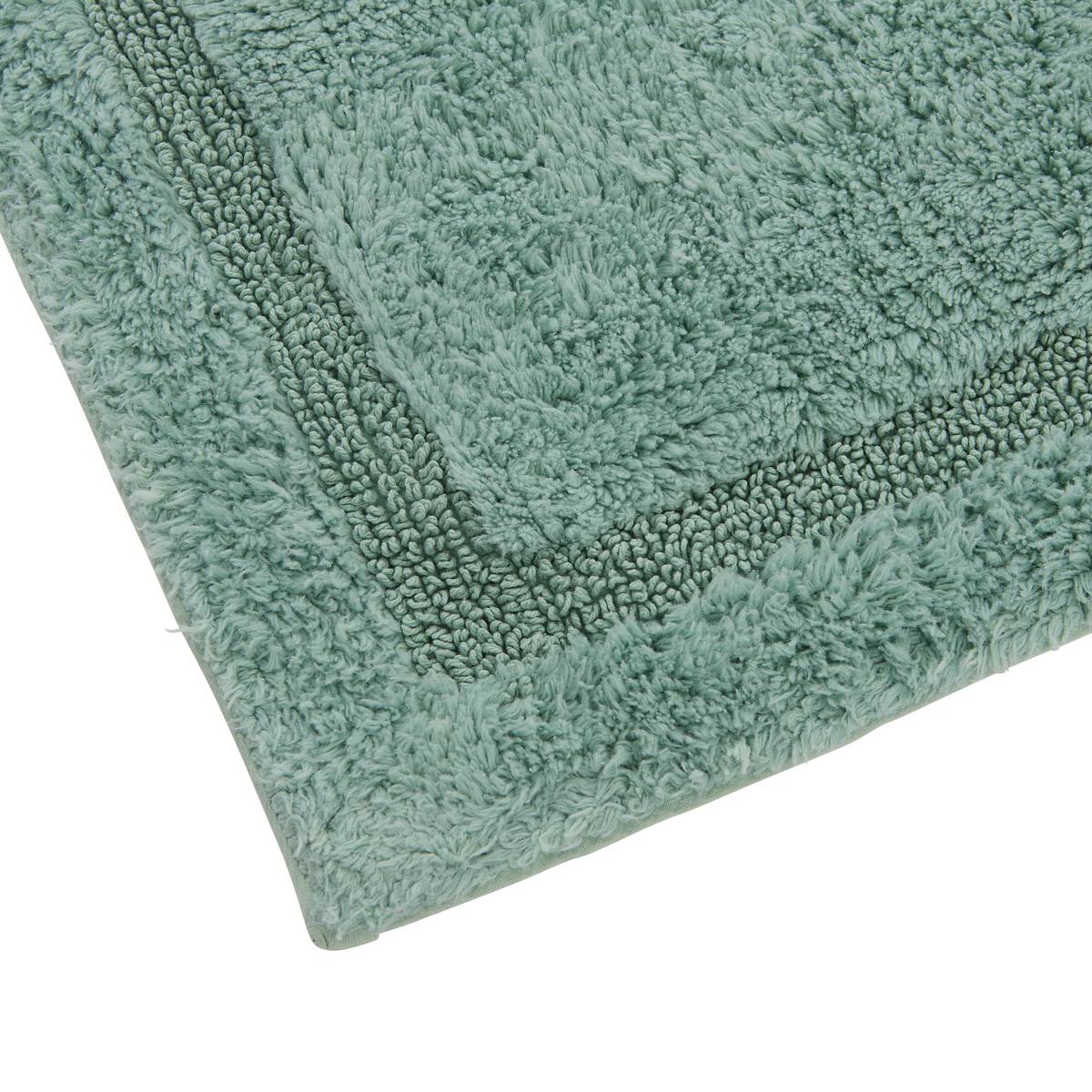Tapis, coton, 75x50 cm, vert céladon Colorama