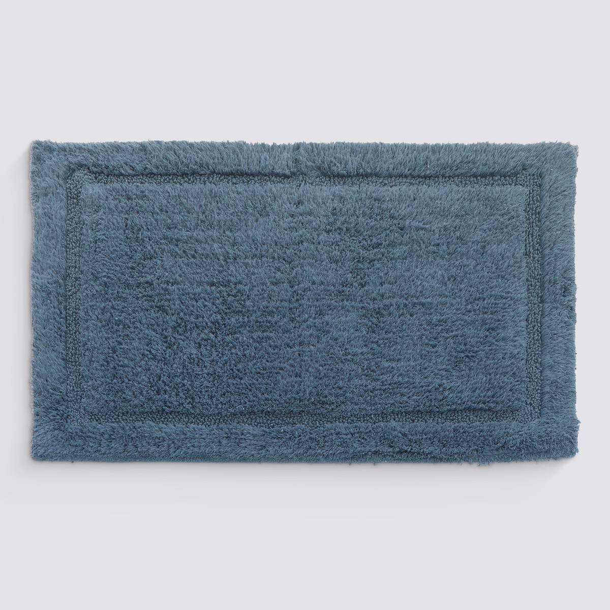 Tapis, coton, 75x50 cm, bleu Colorama