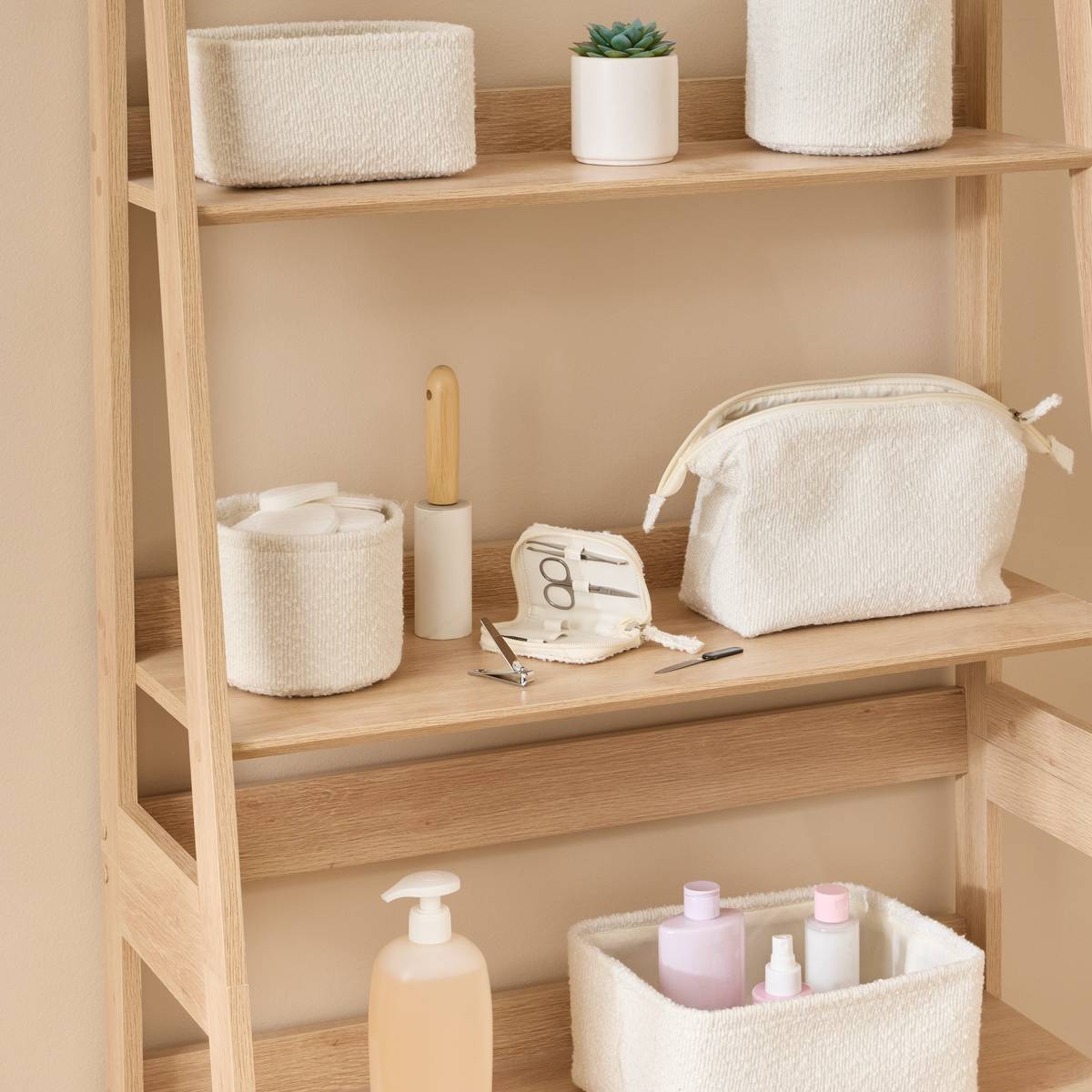 Set manucure, 6 pièces, crème Bouclette
