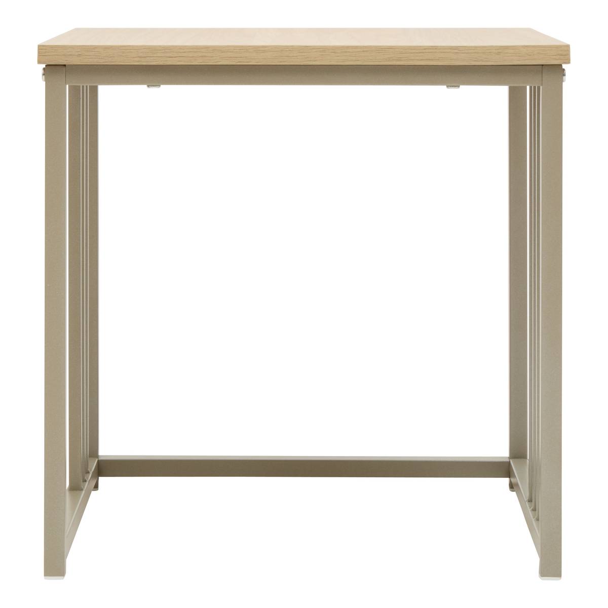 2 tables gigognes, 45x45 cm, sable