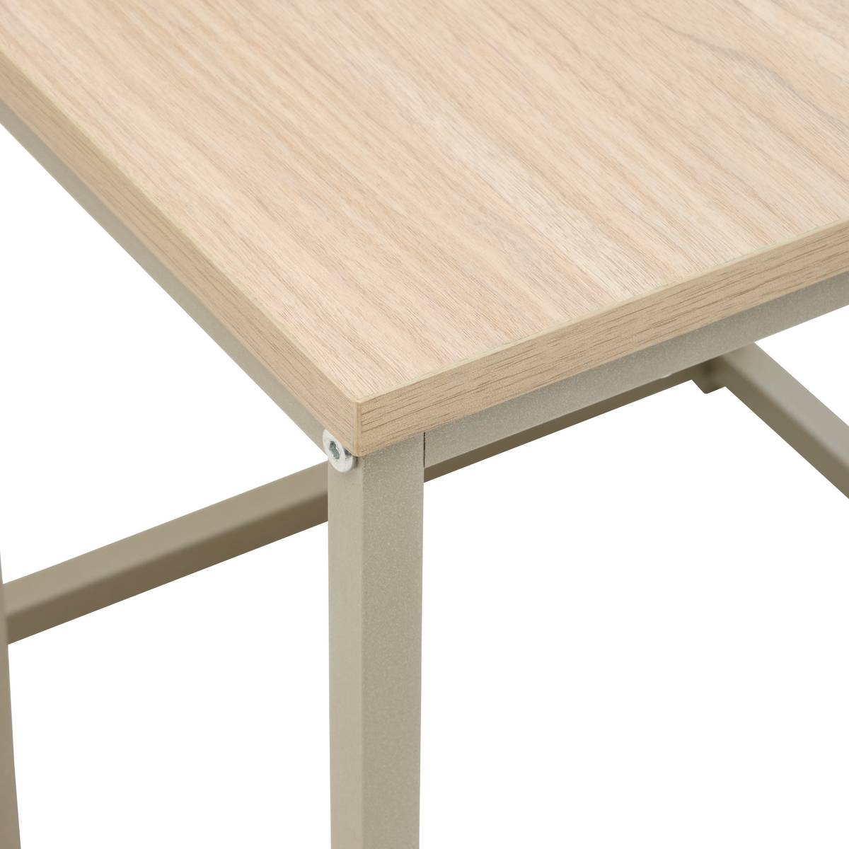 2 tables gigognes, 45x45 cm, sable
