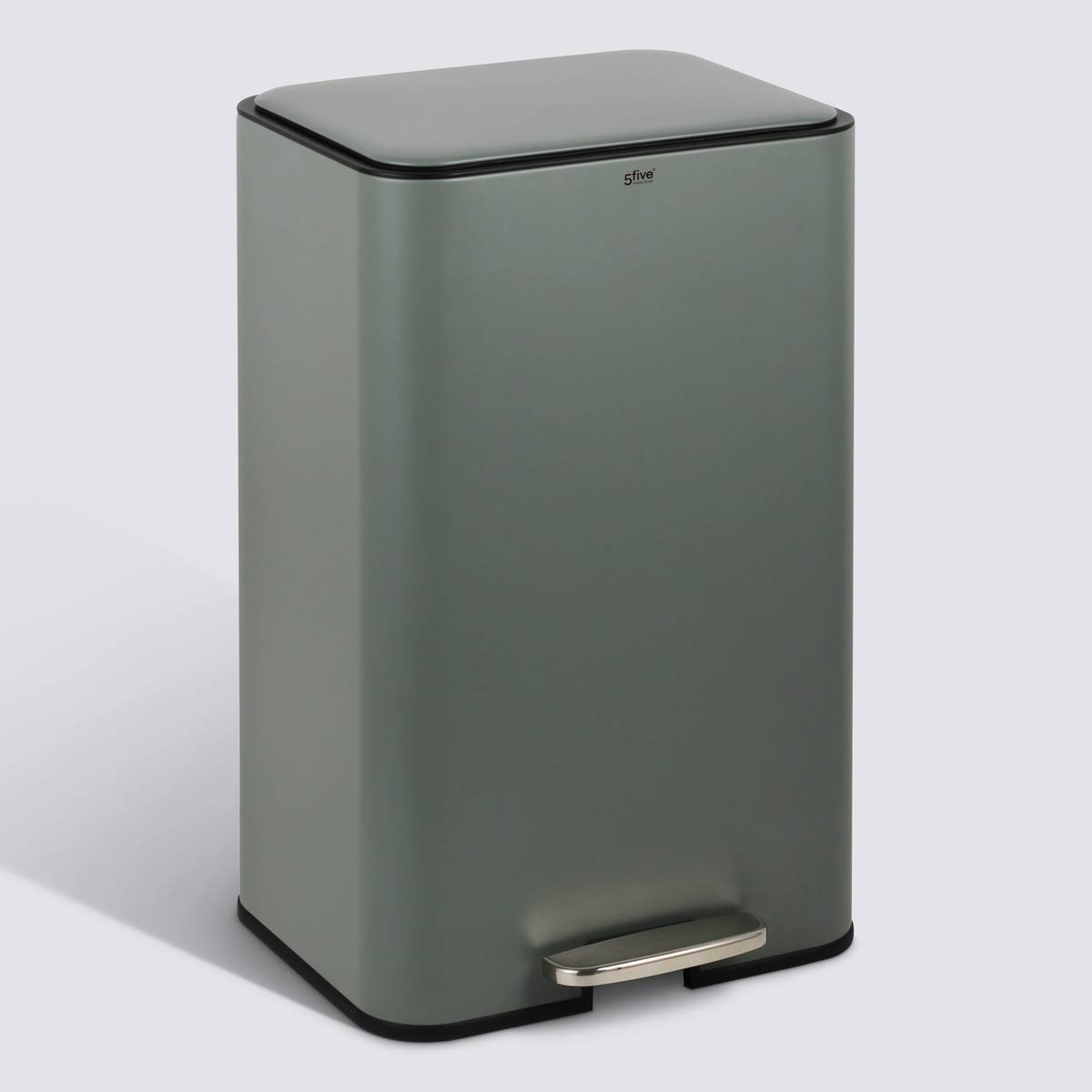 Poubelle manuelle, 50l, vert Delta