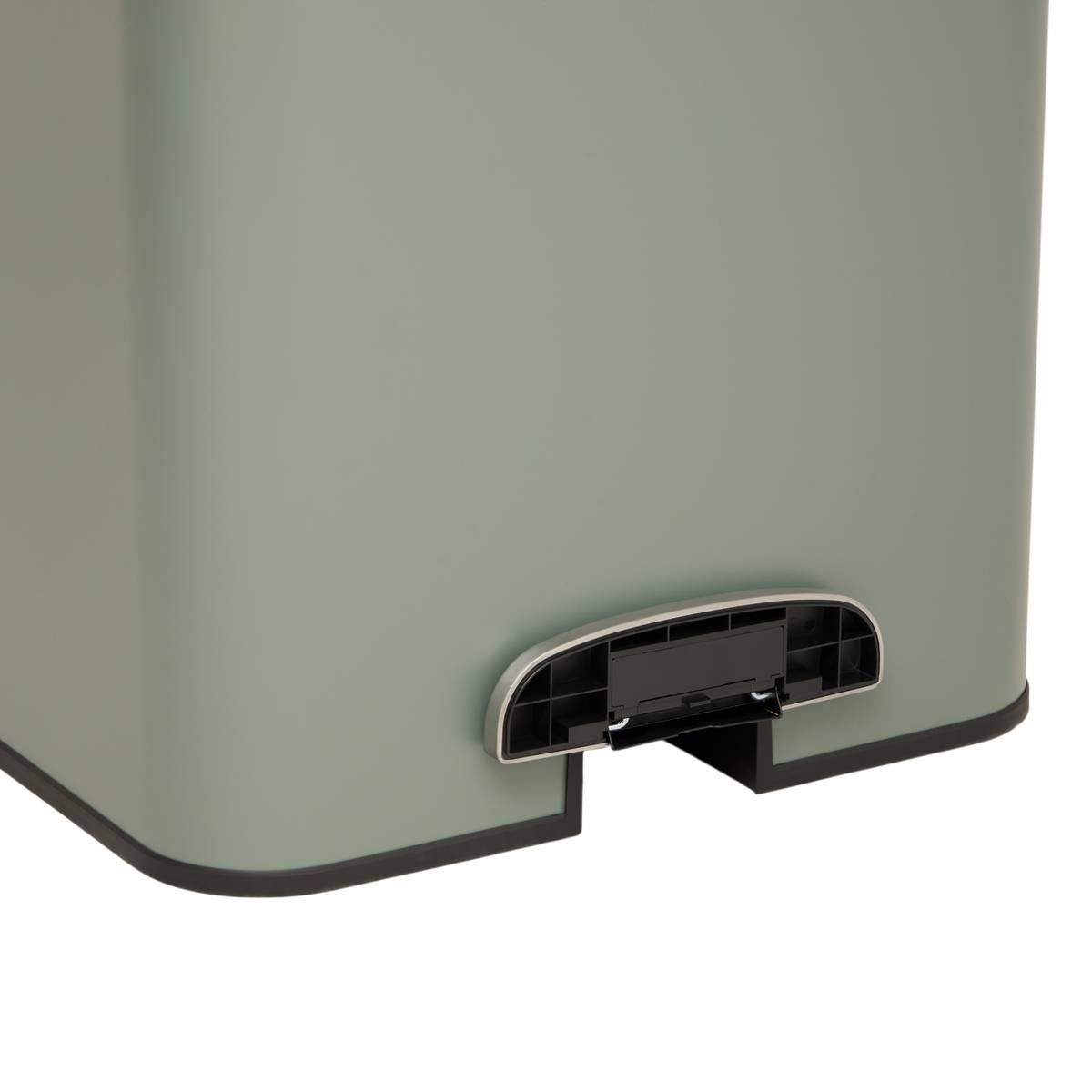 Poubelle manuelle, 50l, vert Delta