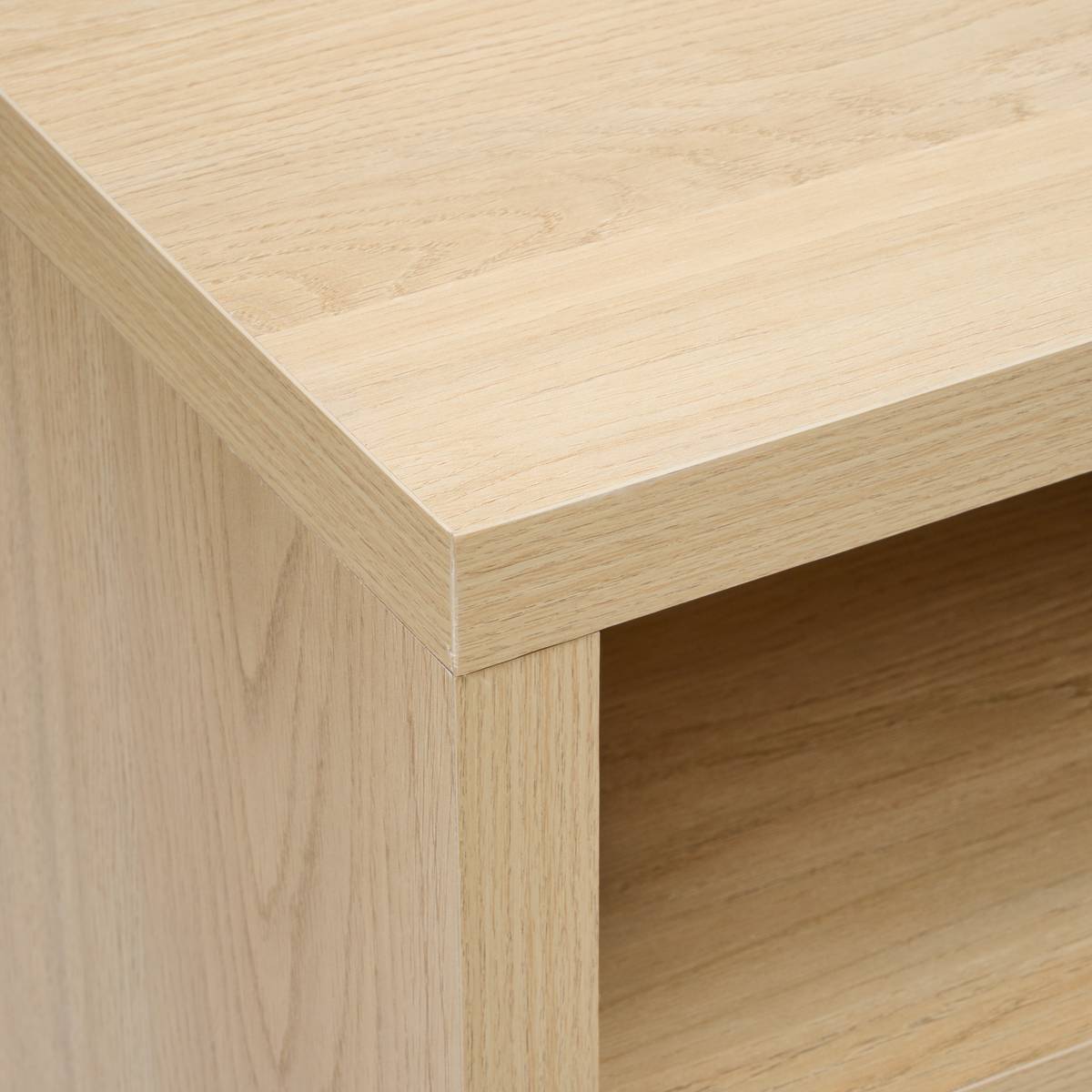 Buffet 2 portes, 120,5x39,5 cm, beige