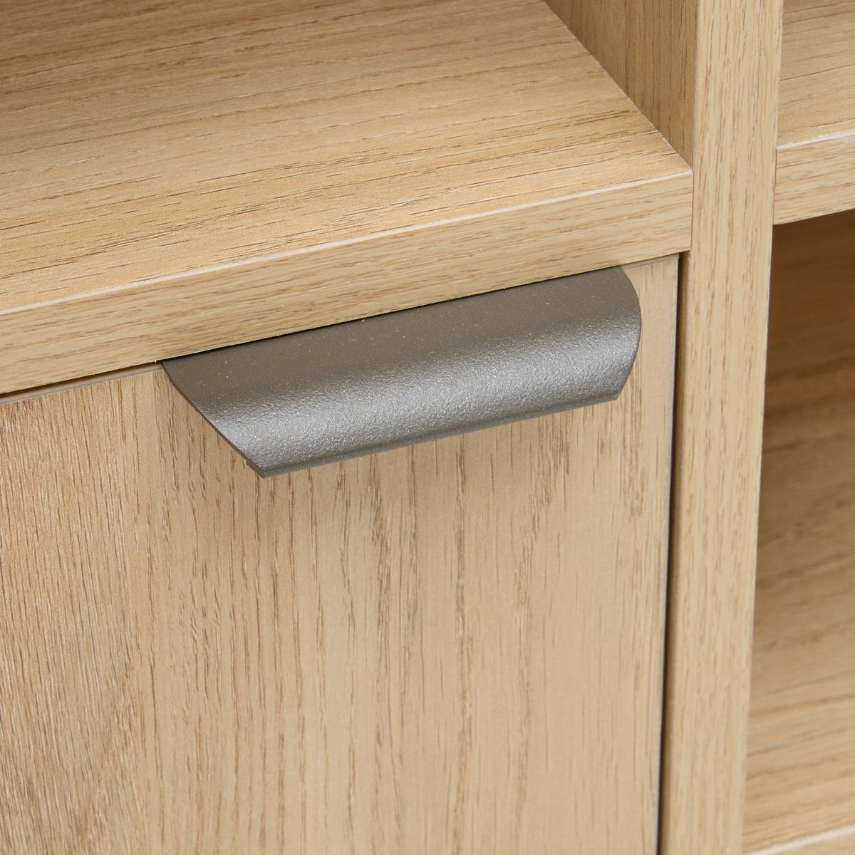 Buffet 2 portes, 120,5x39,5 cm, beige
