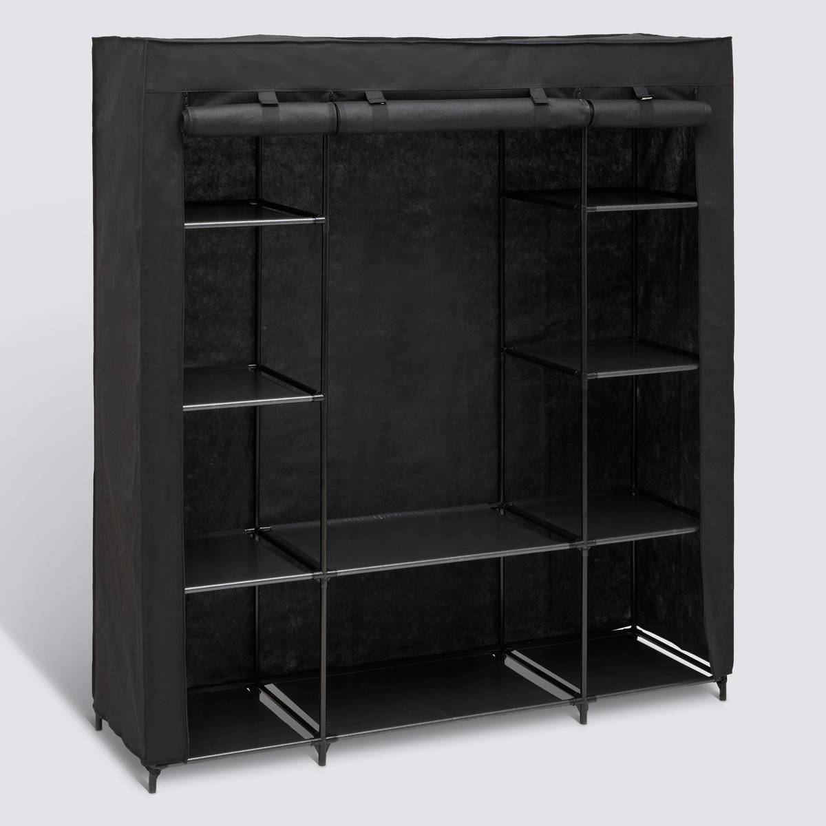 Penderie, 165x155 cm, noir Dressy
