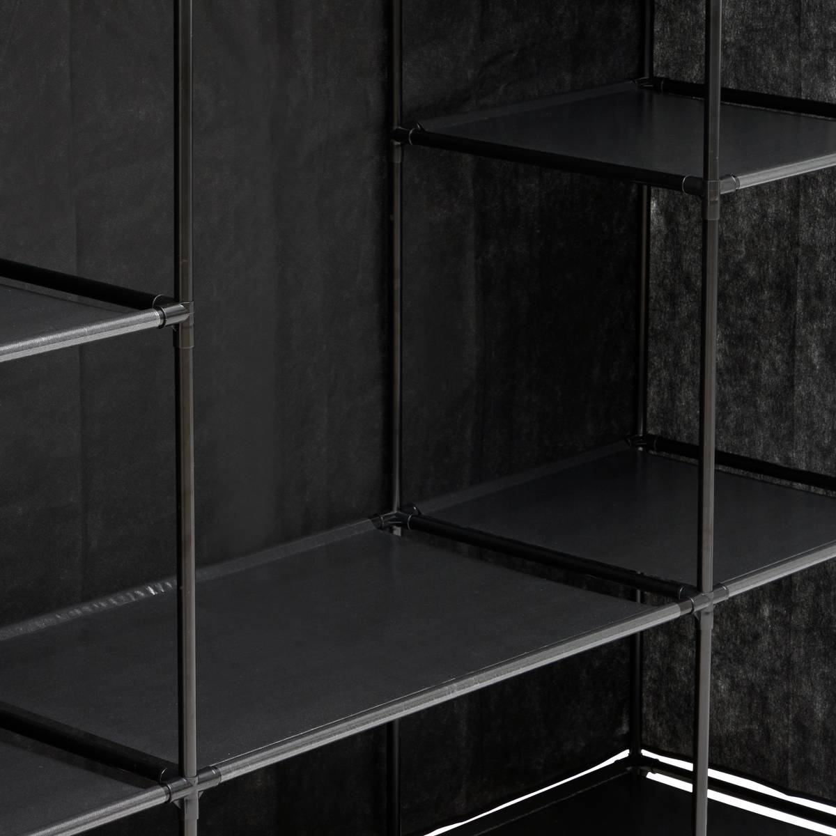 Penderie, 165x155 cm, noir Dressy
