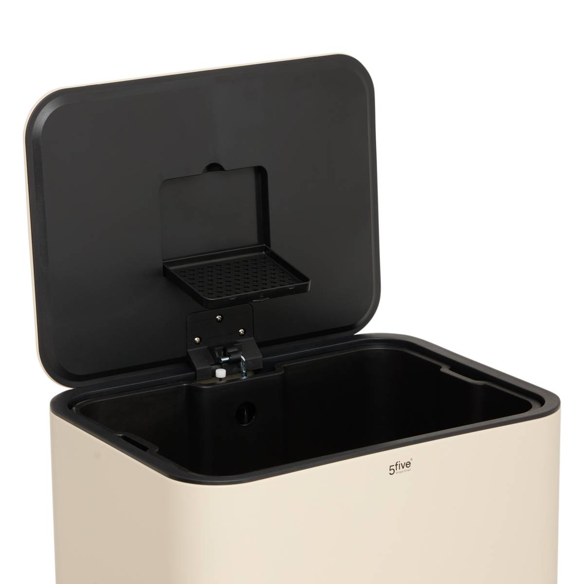 Poubelle manuelle, 50l, argile