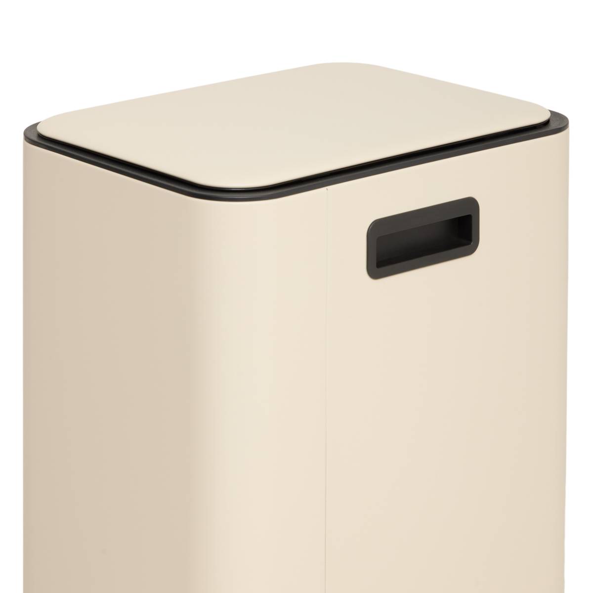 Poubelle manuelle, 50l, argile