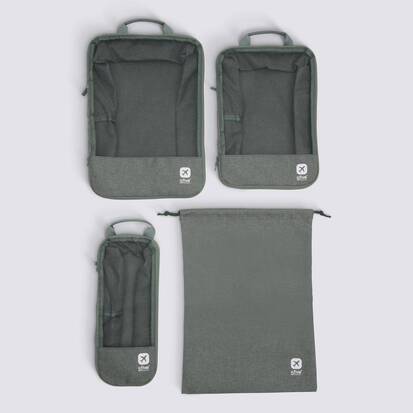 Lot de 3 sacs compresseurs avec sac de rangement, 4 pièces 