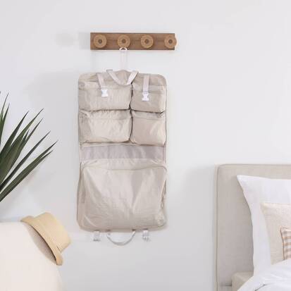 Organiseur de voyage multipoches, 30x15 cm 