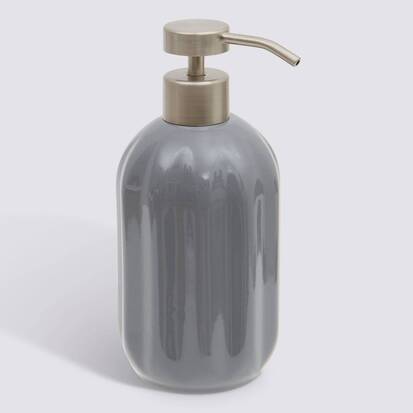 Distributeur de savon, 0,45l, gris Colorama