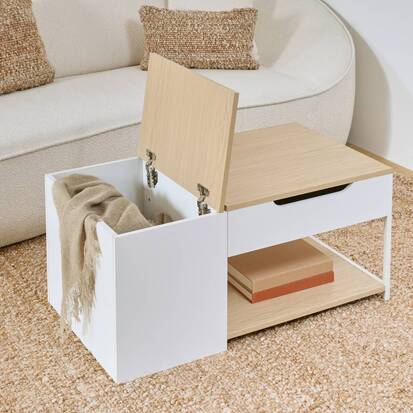 table-basse-1-tiroir-1-porte-90x50-cm-blanc