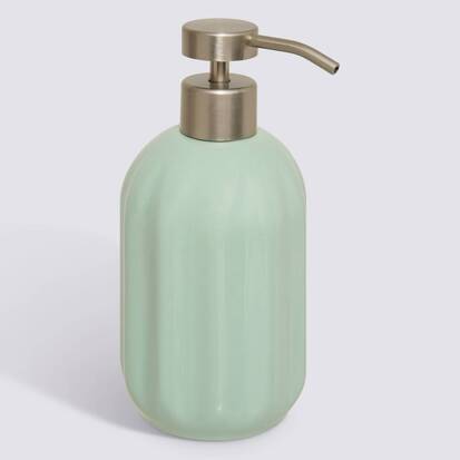 Distributeur de savon, 0,45l, vert céladon Colorama