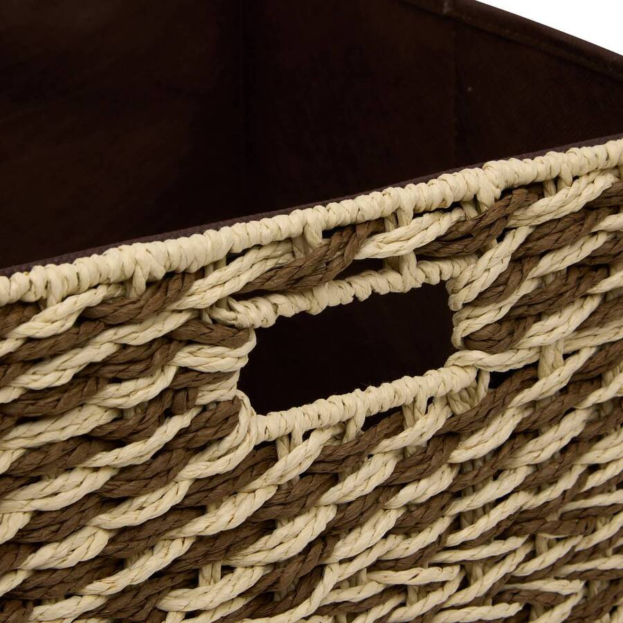 Boîte de rangement, 31x31 cm, marron Mix'n modul
