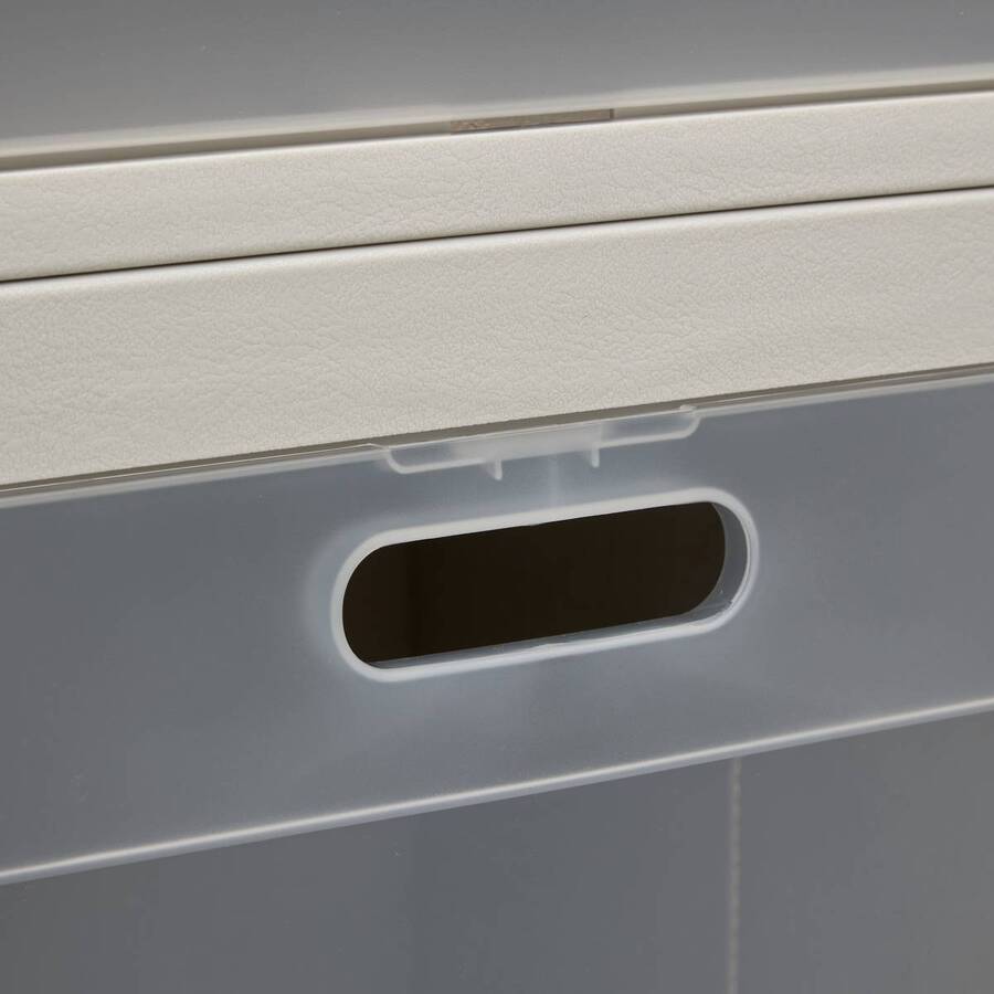 Rangement 3 cases, 30,5x30,5 cm, beige Cube'n door