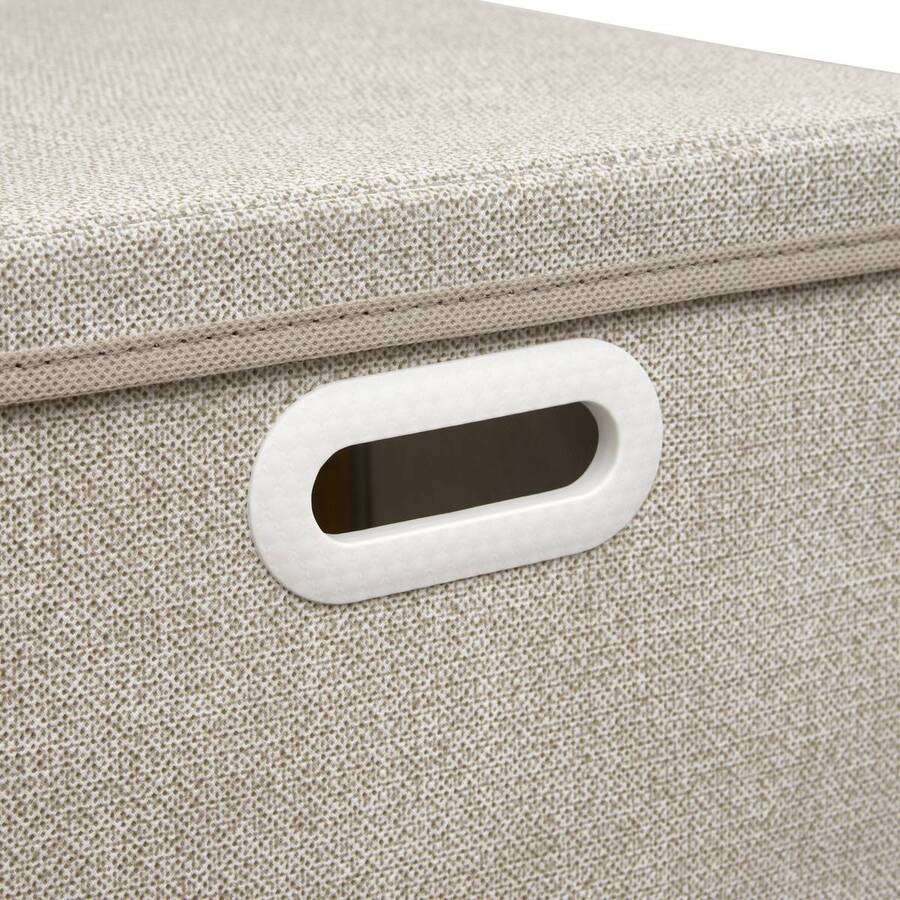 Rangement 3 cases, 30,5x30,5 cm, beige Cube'n door