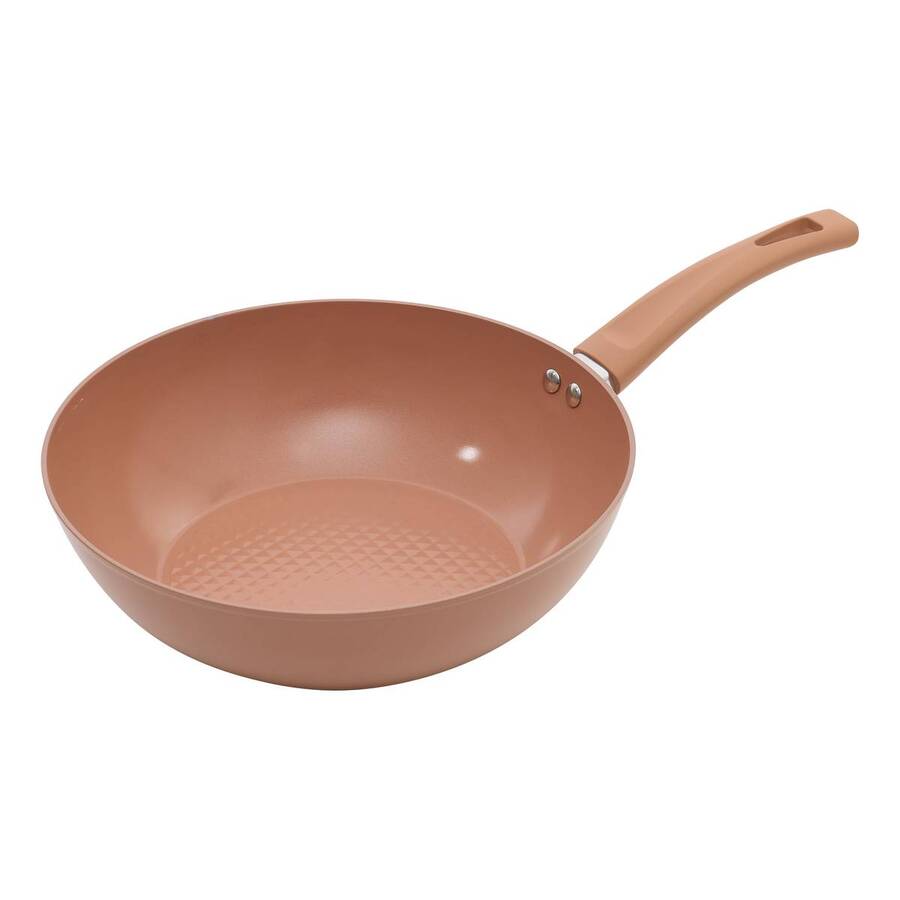 Sauteuse, aluminium forgé, d.28 cm, rose blush Harmony