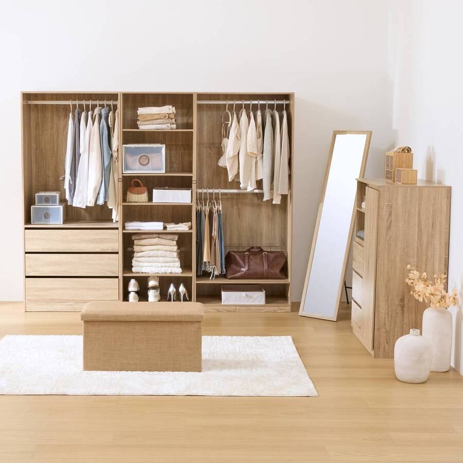 Penderie, h.115 cm, beige Dolo