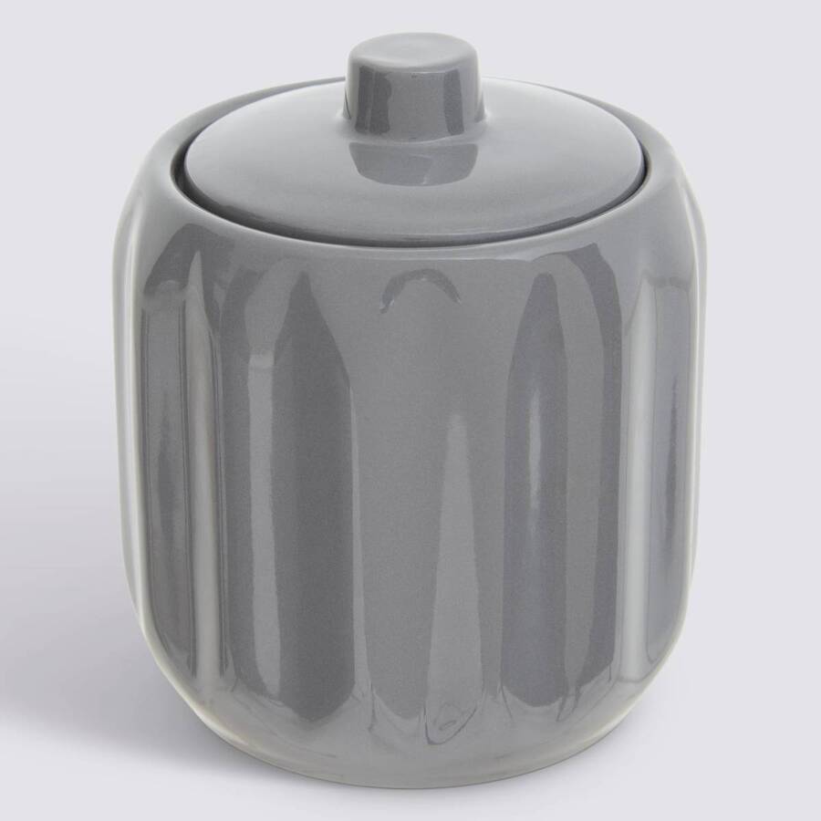 Pot à cotons, d.12,5 cm, gris Colorama
