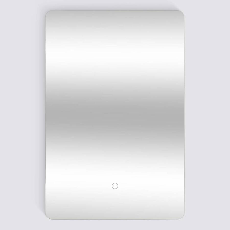Miroir led, 40x60 cm, argent Halo