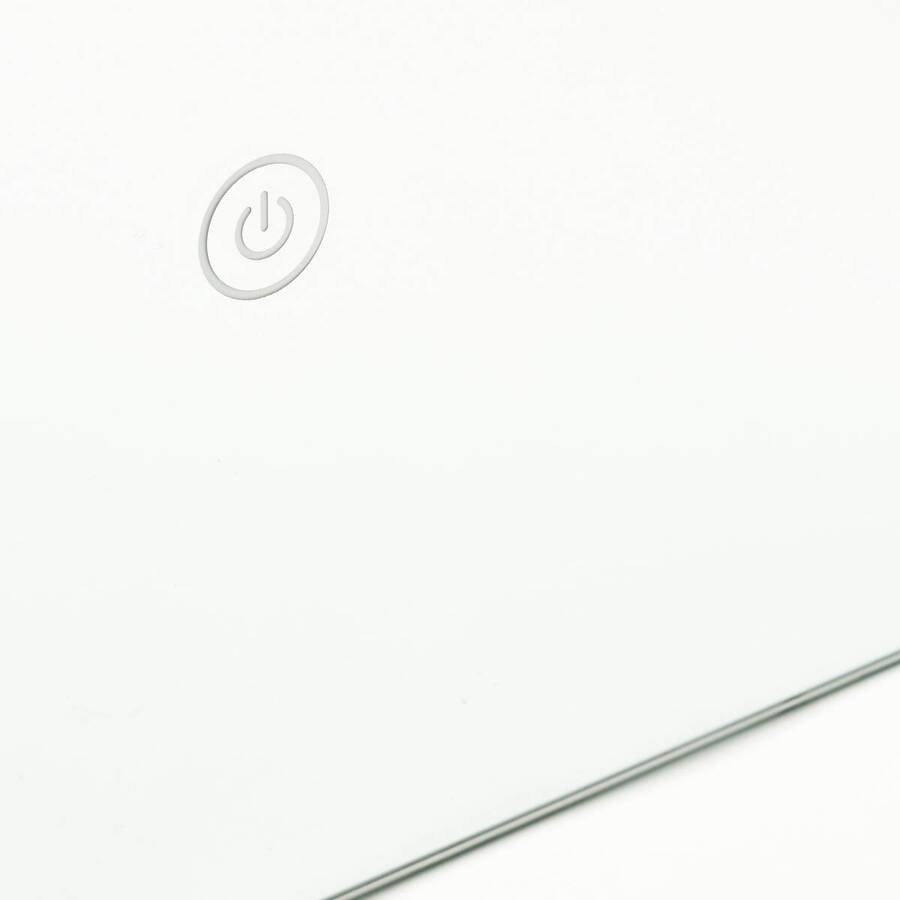 Miroir led, 40x60 cm, argent Halo