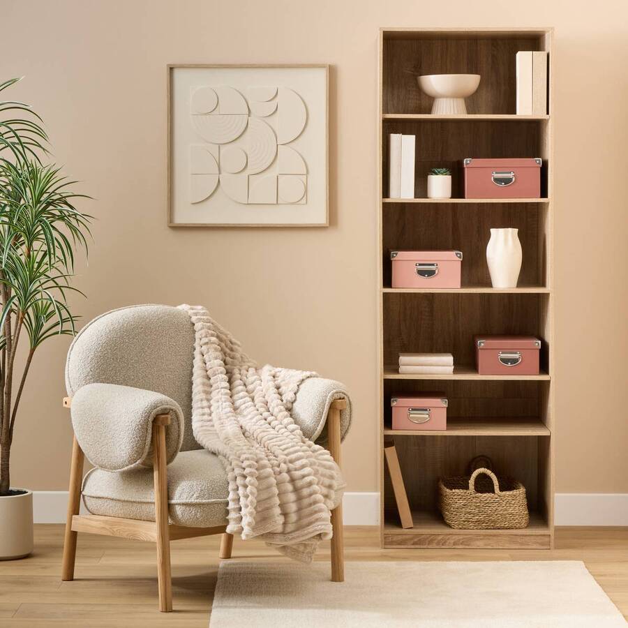 Lot de 4 boîtes de rangement, rose blush et rose foncé Box'