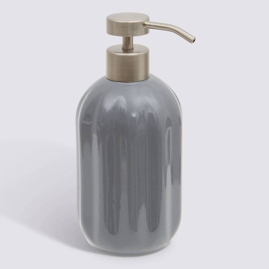 Distributeur de savon, 0,45l, gris Colorama