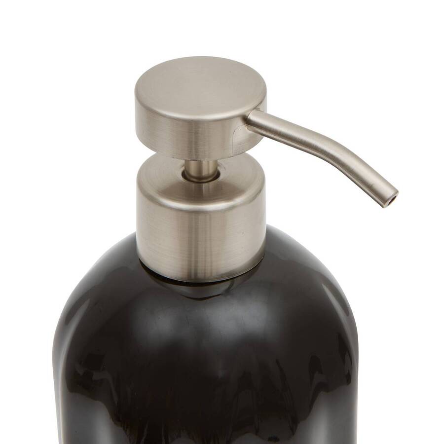 Distributeur de savon, 0,45l, noir Colorama