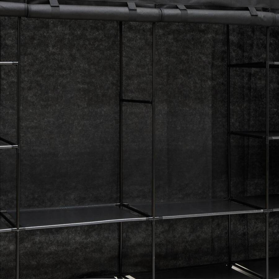 Penderie, 165x230 cm, noir Dressy