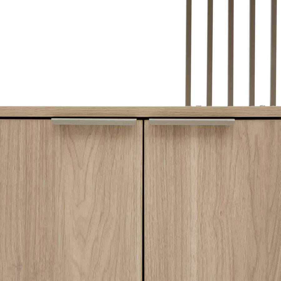 Étagère 2 portes, 68,4x35 cm, sable Duna