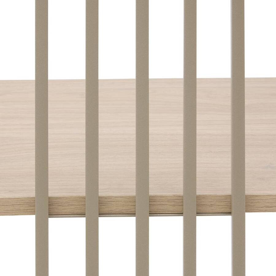 Étagère 2 portes, 68,4x35 cm, sable Duna