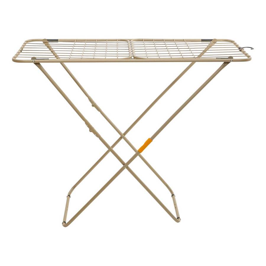Étendoir à linge pont, 18 m d'étendage, beige Sahara