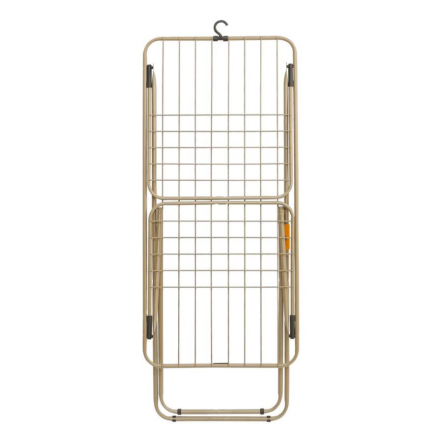 Étendoir à linge pont, 18 m d'étendage, beige Sahara