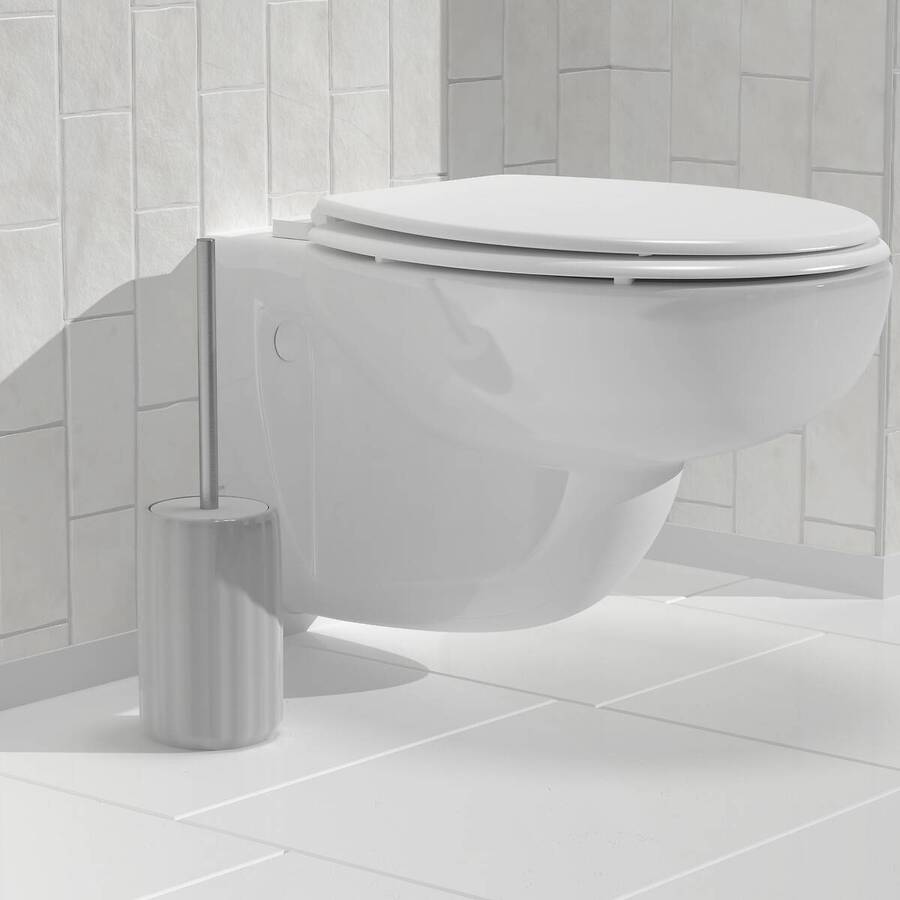 Brosse wc, h.40 cm, blanc Colorama