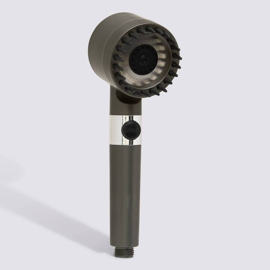 Pommeau de douche, l.24,5 cm, gris