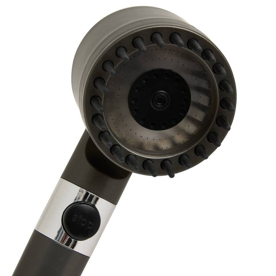 Pommeau de douche, l.24,5 cm, gris